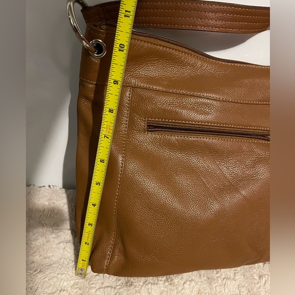 Tignanello Purse Shoulder/crossbody Bag Brown Leather - Picture 10 of 11